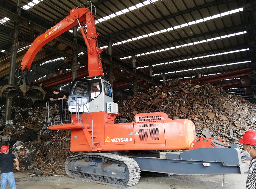 雙動(dòng)力抓鋼機(jī) 雙動(dòng)力抓鋼機(jī)